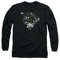thumbnail image 1 of Power Rangers Black 25 Long Sleeve Adult 18/1 T-Shirt Black, 1 of 1