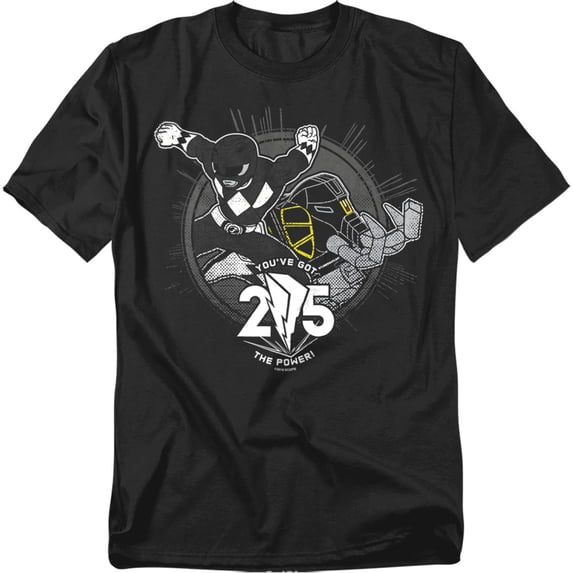 Power Rangers T-Shirt Black 25 Unisex Graphic Tee For Men & Women