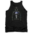 thumbnail image 1 of Power Rangers Black Ranger Adult Tank Top Black, 1 of 1