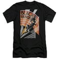 thumbnail image 1 of Power Rangers - Black Ranger Deco - Premium Slim Fit Short Sleeve Shirt - X-Large, 1 of 2