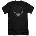 thumbnail image 1 of Power Rangers Black Ranger Mask Adult 30/1 T-Shirt Black, 1 of 1