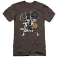 thumbnail image 1 of Power Rangers - Black Ranger - Premium Slim Fit Short Sleeve Shirt - XX-Large, 1 of 2