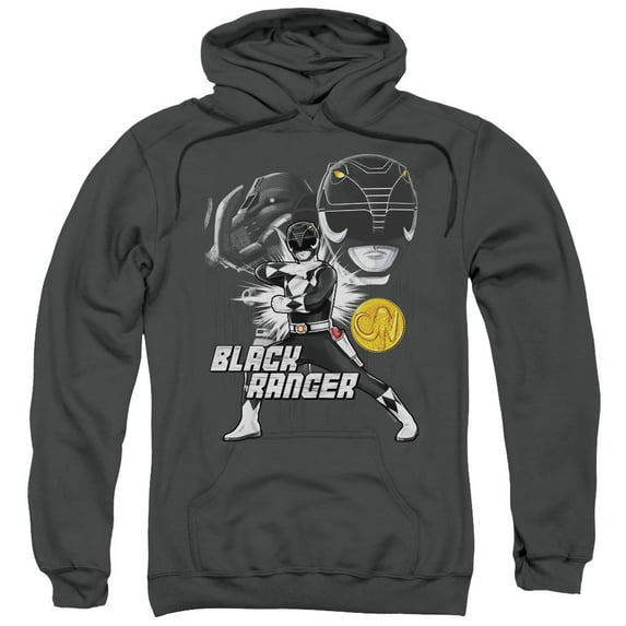 Power Rangers - Black Ranger - Pull-Over Hoodie - Small