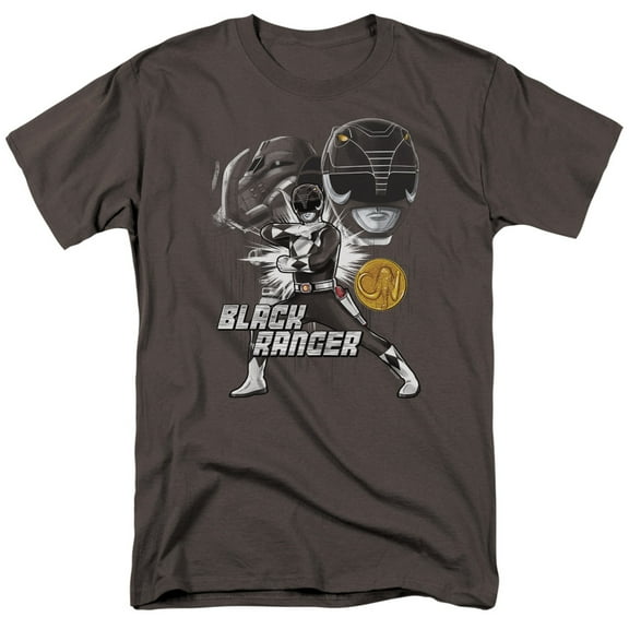 Power Rangers - Black Ranger - Short Sleeve Shirt - X-Large