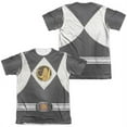 thumbnail image 1 of Power Rangers - Black Ranger Uniform (Front/Back Print) - Short Sleeve Shirt - Medium, 1 of 2