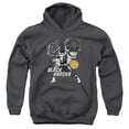 thumbnail image 1 of Power Rangers Black Ranger Youth Pullover Hoodie Sweatshirt Charcoal, 1 of 1