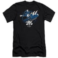 thumbnail image 1 of Power Rangers Blue 25 Adult 30/1 T-Shirt Black, 1 of 1