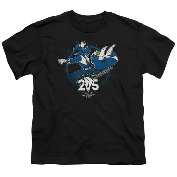 Power Rangers - Blue 25 - Youth Short Sleeve Shirt - X-Large