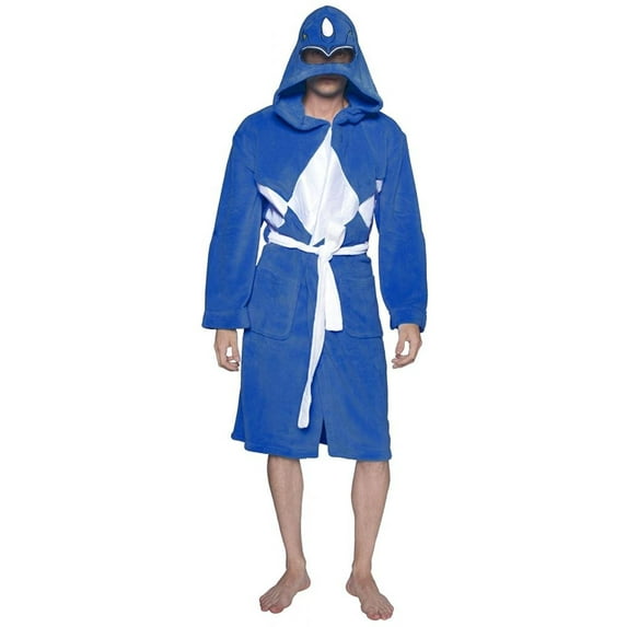 Power Rangers Adult Costume Robe, Blue