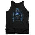 thumbnail image 1 of Power Rangers Blue Ranger Adult Tank Top Black, 1 of 1
