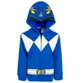 thumbnail image 1 of Power Rangers Blue Ranger Big Boys Fleece Zip Up Hoodie Blue 18-20, 1 of 5