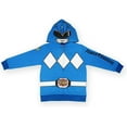 thumbnail image 1 of Power Rangers Blue Ranger Boys Single Roleplay Zip Up Hoodie, 4-8, 1 of 2