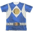 thumbnail image 1 of Power Rangers - Blue Ranger Emblem - Short Sleeve Shirt - Medium, 1 of 2