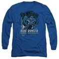 thumbnail image 1 of Power Rangers Blue Ranger Long Sleeve Adult 18/1 T-Shirt Royal Blue, 1 of 1