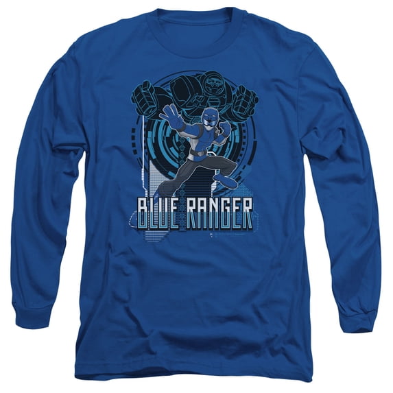 Power Rangers - Blue Ranger - Long Sleeve Shirt - X-Large