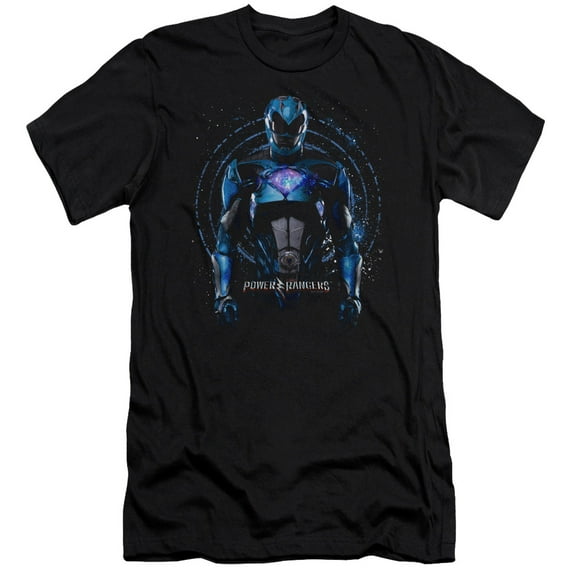 Power Rangers - Blue Ranger - Premium Slim Fit Short Sleeve Shirt - Medium