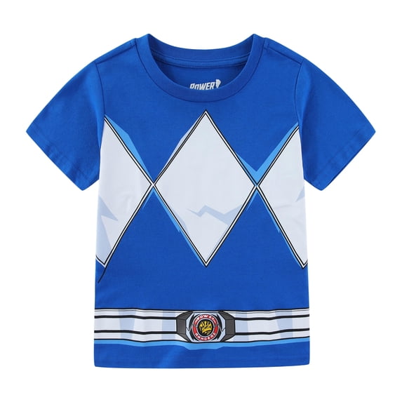Power Rangers Blue Ranger Short Sleeve T-Shirt (Boys), Sizes 4-8