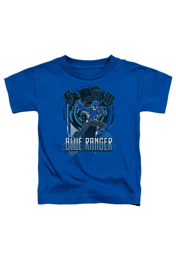 Power Rangers Blue Ranger Toddler T-Shirt Royal Blue