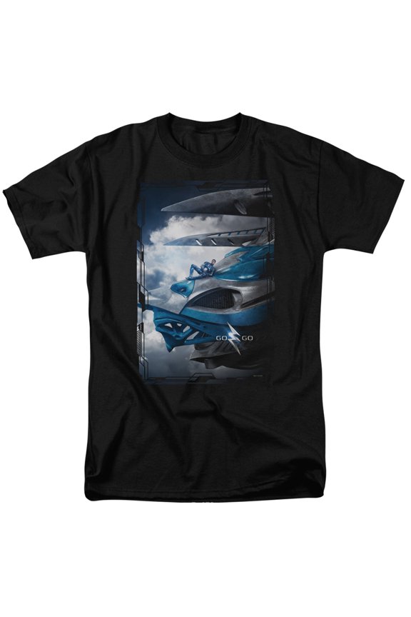 Blue Zord Poster Officially Licensed Adult T Shirt