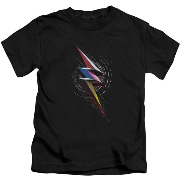 Power Rangers - Bolt Sigil - Juvenile Short Sleeve Shirt - 5/6