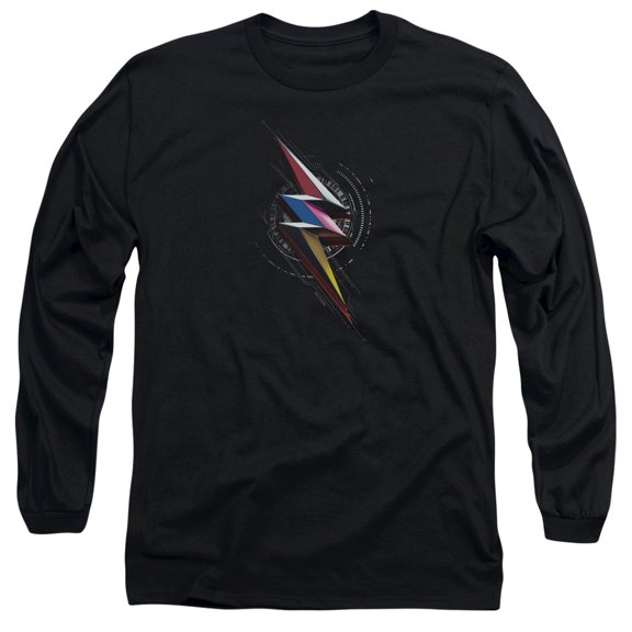 Power Rangers - Bolt Sigil - Long Sleeve Shirt - Small