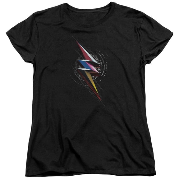 Power Rangers - Bolt Sigil - Women's Short Sleeve Shirt - Small