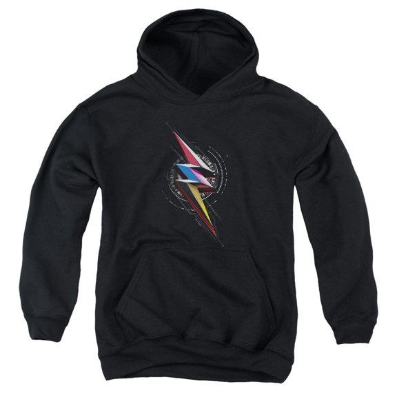 Power Rangers - Bolt Sigil - Youth Hooded Sweatshirt - Small