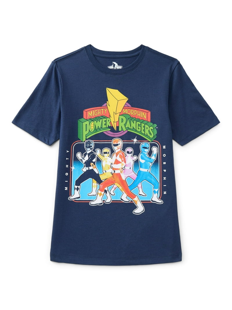 Power Rangers, Boys' Big Boys' Graphic Short-Sleeve T-Shirt