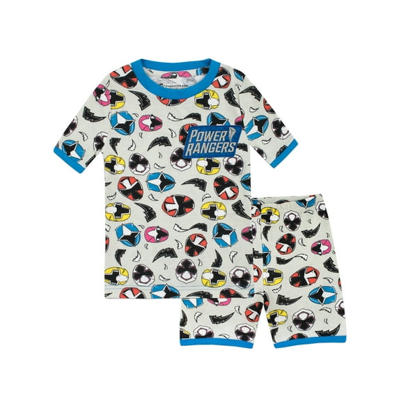 Power Rangers Boys Short Sleeve Pajamas Sizes 3 - 12