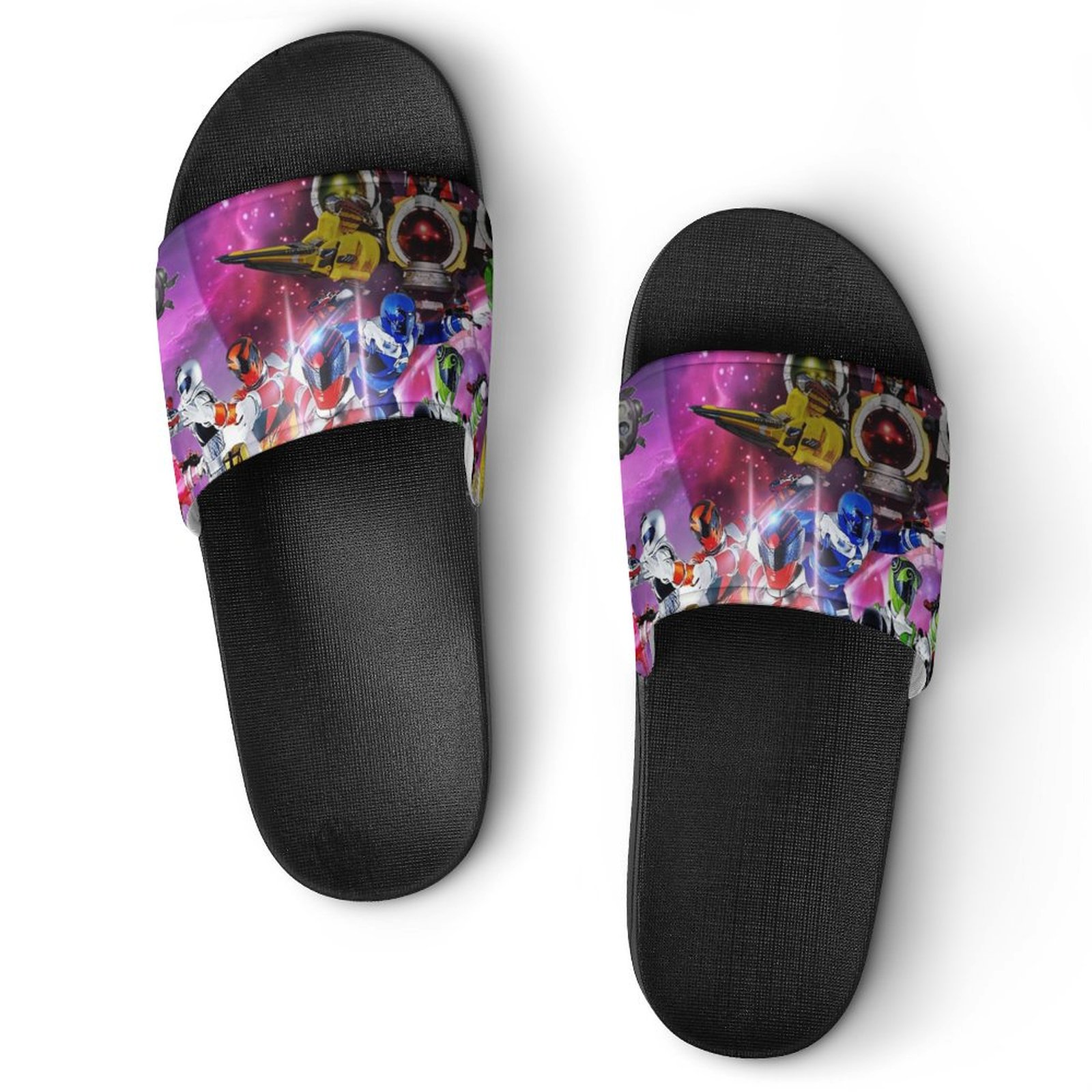 Power Rangers Boys Slide Sandals, Comfort Casual Pool Slide Outdoor ...
