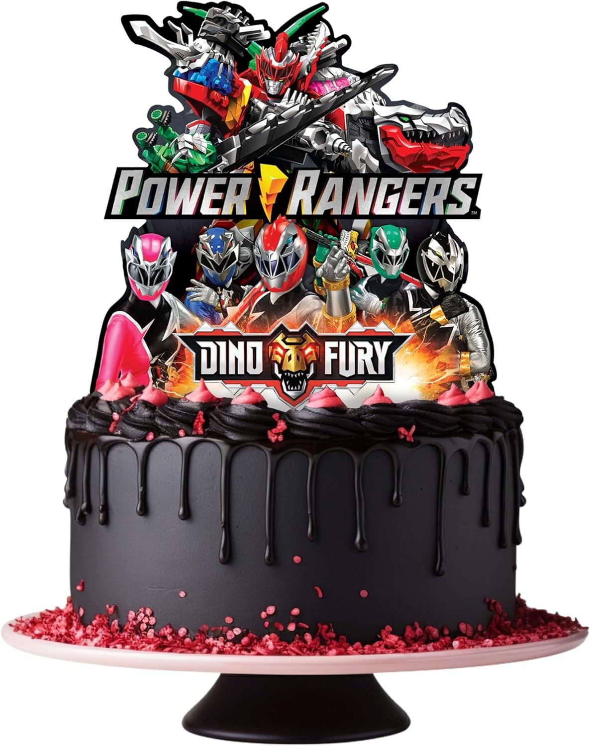 Power Rangers Birthday Decoration Ideas Cake Topper Kids Party