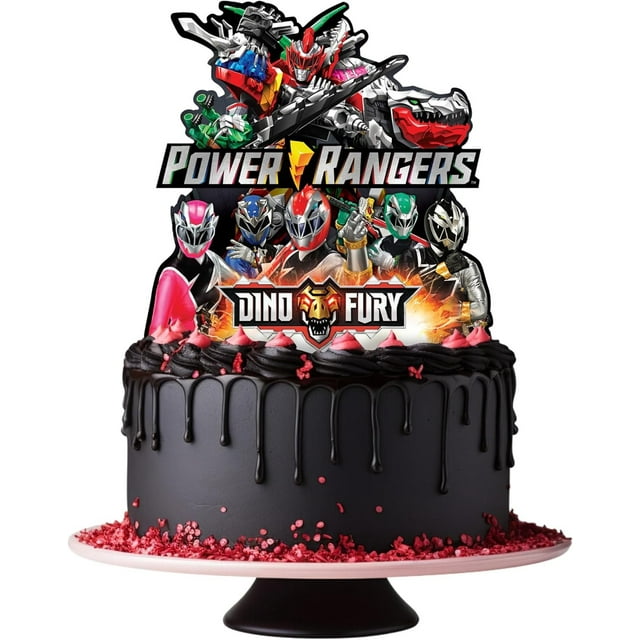 Power Rangers Birthday Decoration Ideas Cake Topper Kids Party