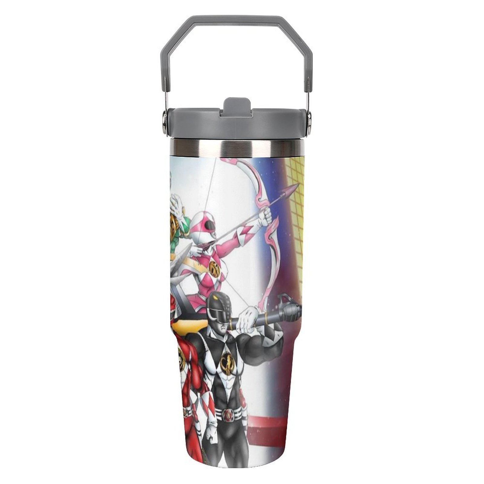 Power Rangers Car Cup 30oz Vacuum Insulated Stainless Steel Travel ...