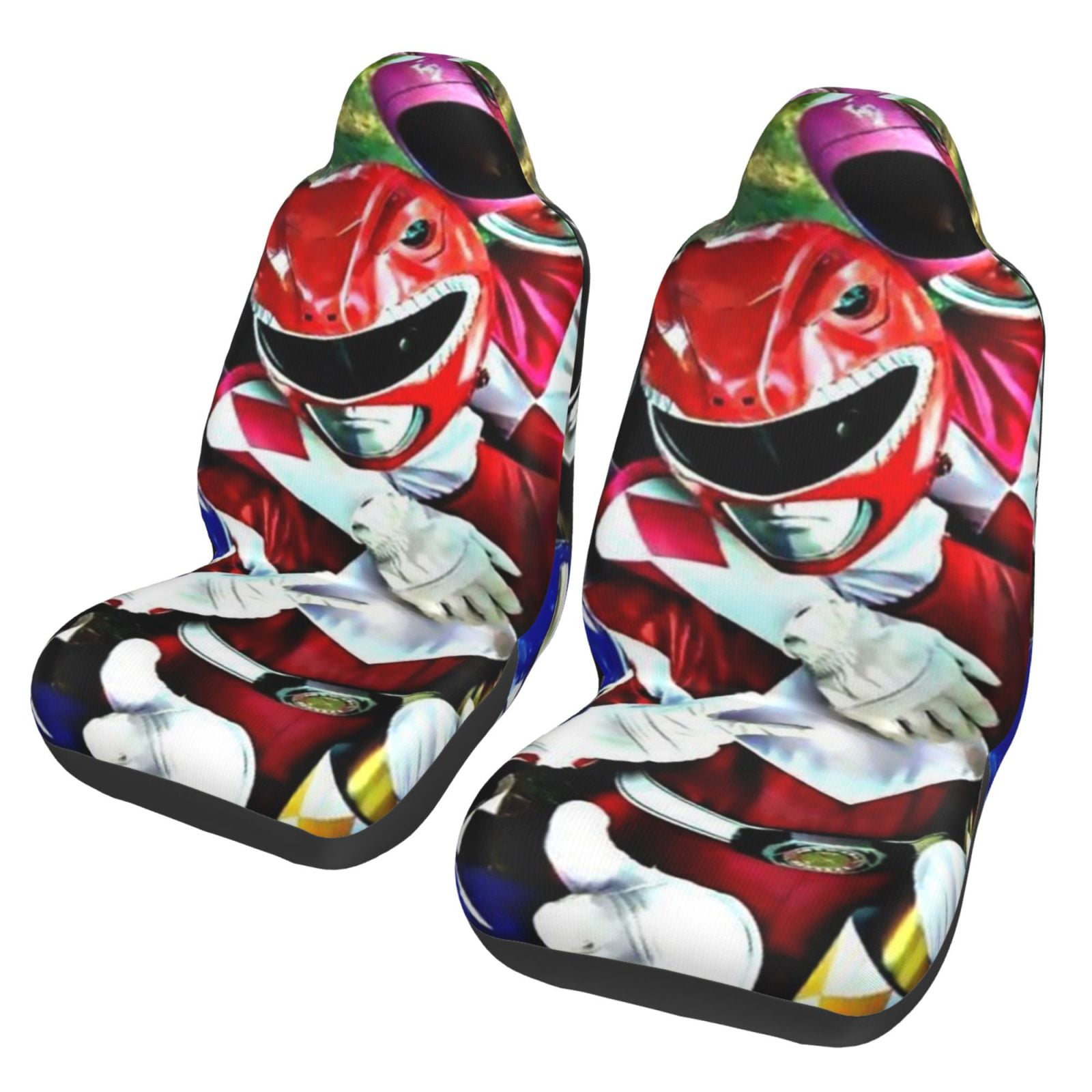 Power Rangers Car Seat Covers 2 Pcs Seat Protector Cover Universal ...