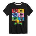 thumbnail image 1 of Power Rangers - Character Blocks - Boy's Short Sleeve Tee, 1 of 4