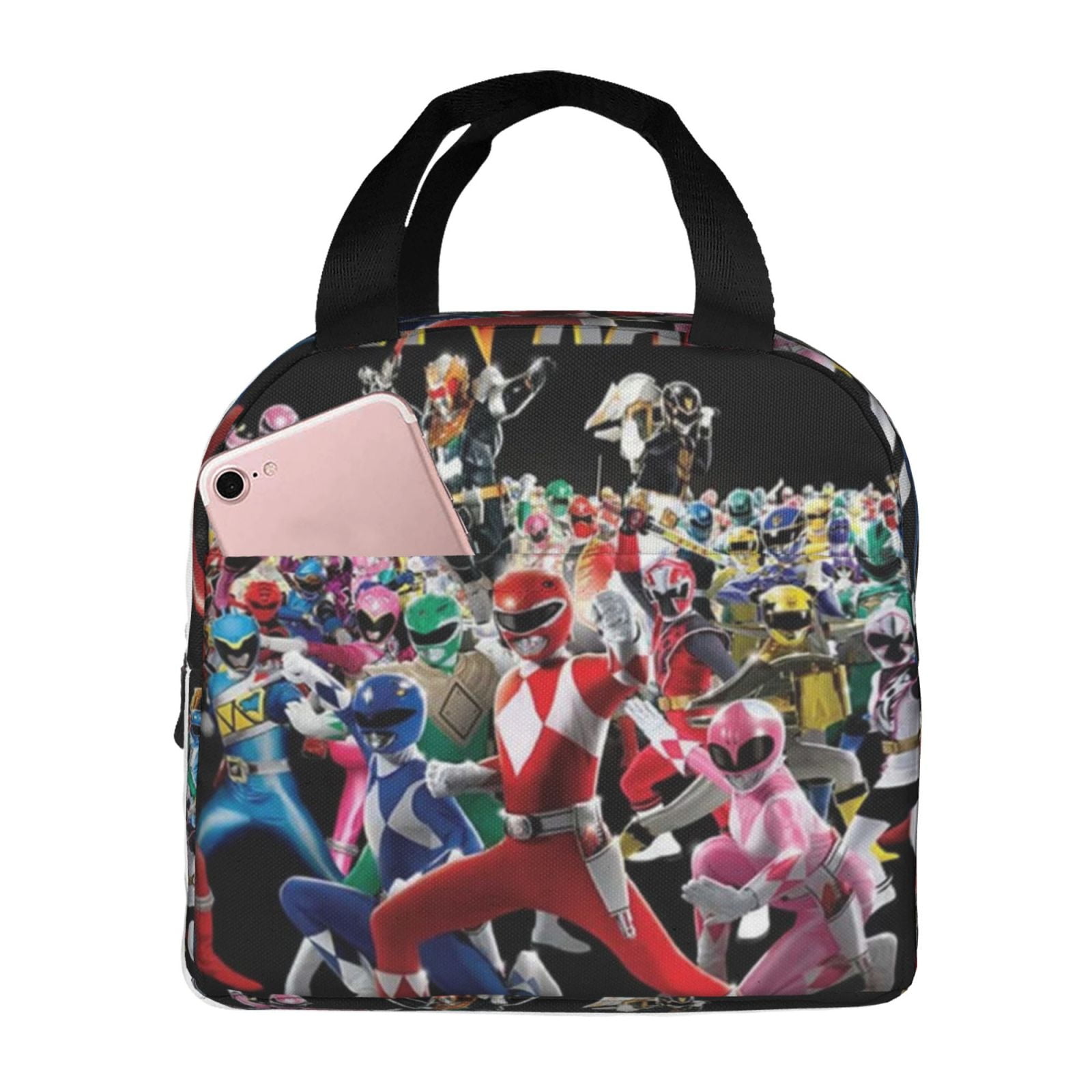 Power Rangers Characters Portable Lunch Bag Reusable Lunch Box ...