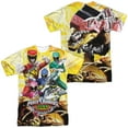 thumbnail image 1 of Power Rangers Charged for Battle Unisex Adult Sublimated Costume T Shirt (Front/Back), Large Multicolor, 1 of 2