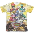 thumbnail image 1 of Mighty Morphin Power Rangers Charged For Battle Mens Sublimation Shirt, 1 of 2