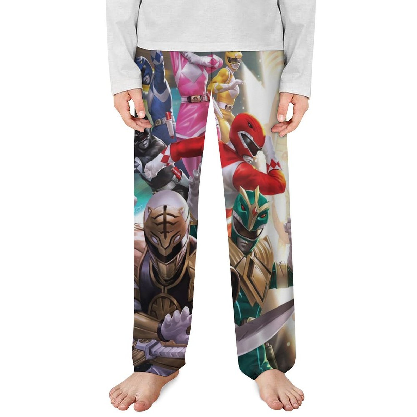 Power Ranger Pants Power Rangers Children's Pajamas Straight Leg Pants Soft Pants Lounge ...
