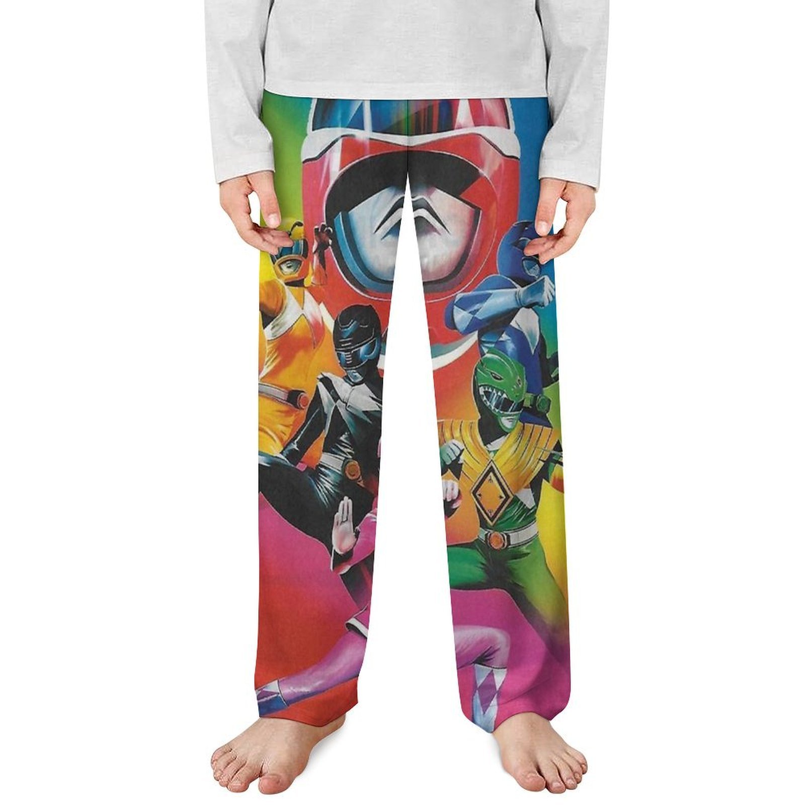 Power Ranger Pants Power Rangers Children's Pajamas Straight Leg Pants Soft Pants Lounge ...