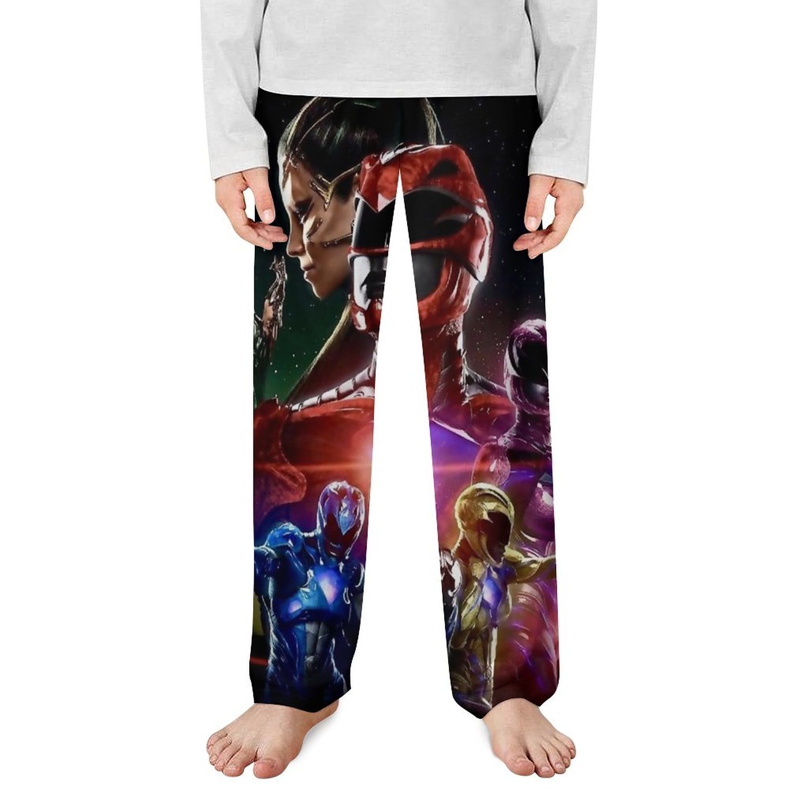 Power Ranger Pants Power Rangers Children's Pajamas Straight Leg Pants Soft Pants Lounge ...