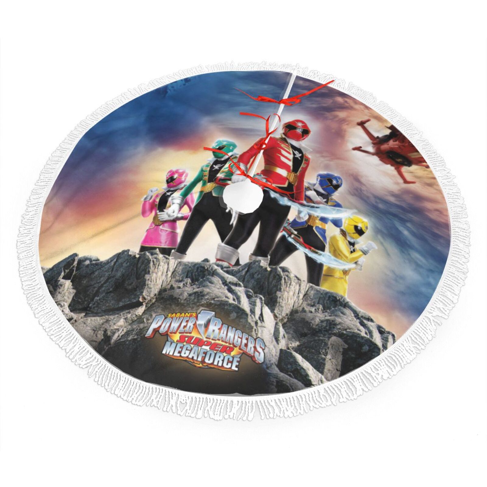 Power Rangers Tree Power Rangers Christmas Tree Skirt, Winter Xmas Tree Skirts Mat 30