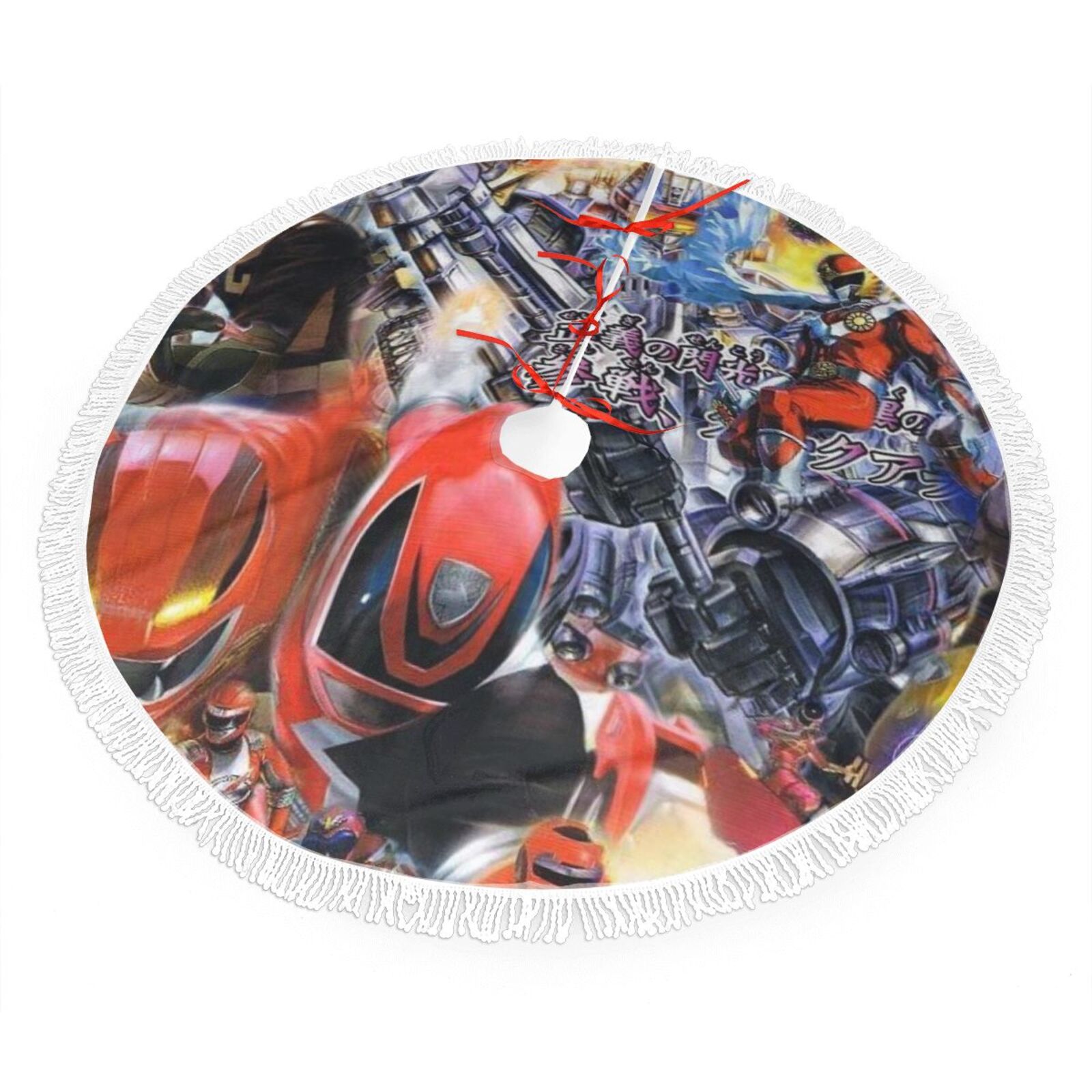 Power Rangers Tree Power Rangers Christmas Tree Skirt, Winter Xmas Tree Skirts Mat 36