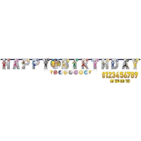 Power Rangers Classic Banner Kit
