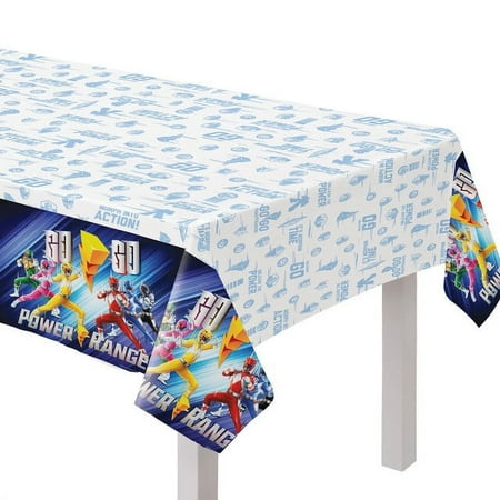 Power Rangers Classic Mighty Morphin Kids Birthday Party Decoration Tablecover