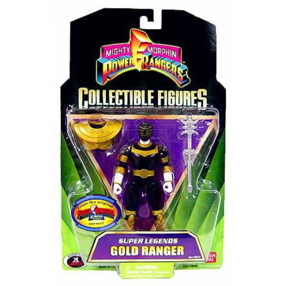 Power Rangers Collectible Figures Super Legends Gold Ranger Action Figure