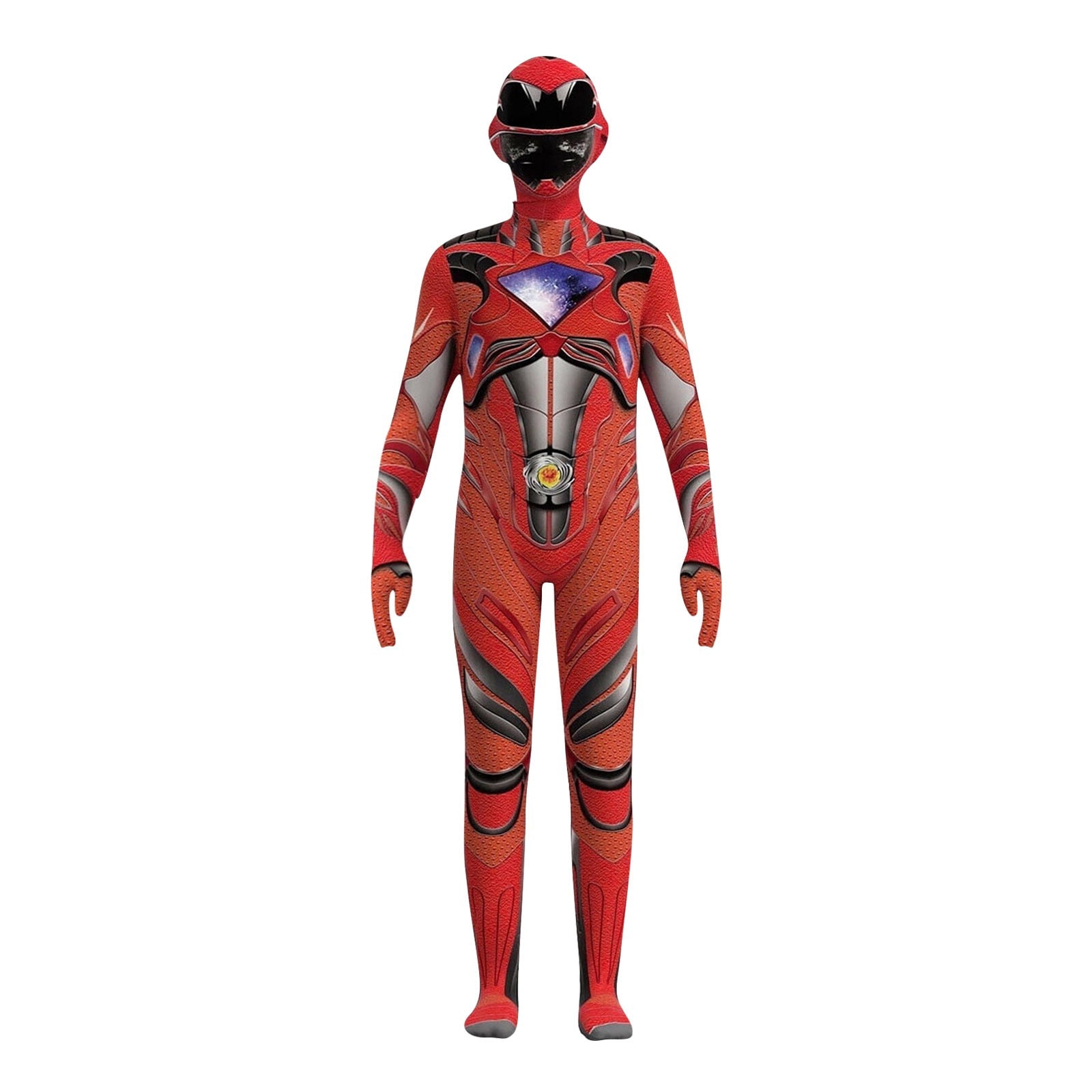 Power Rangers Cos Power-Rangers Cosplay Jumpsuit Fancy Dress up Costume Party Playsuit ...