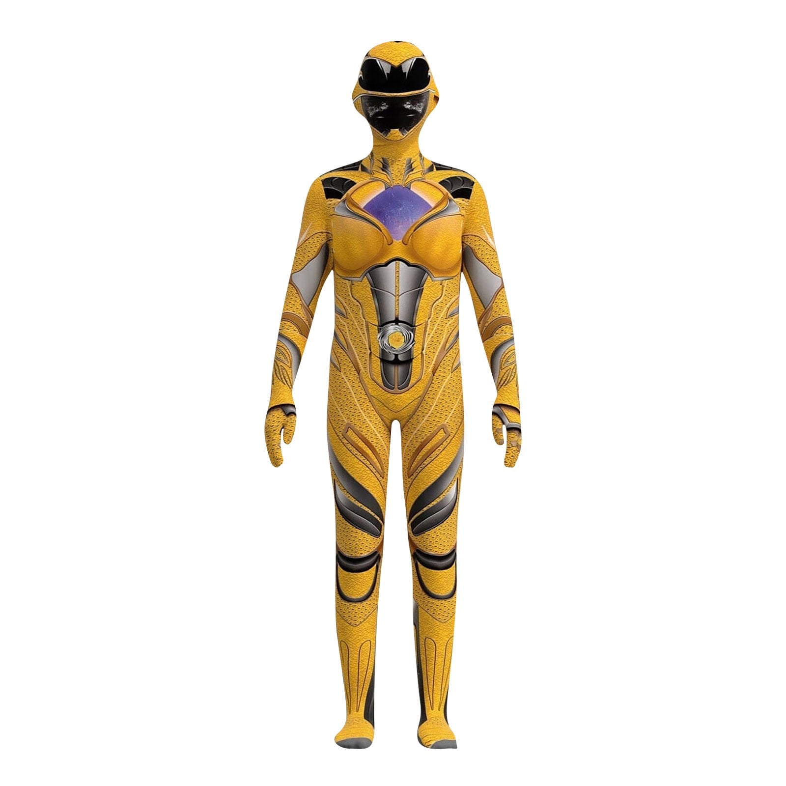 Power Rangers Cos Power-Rangers Cosplay Jumpsuit Fancy Dress up Costume Party Playsuit ...