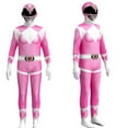 thumbnail image 1 of Power Rangers Cosplay Jumpsuit Fancy Dress up Costume Party Playsuit for 11-12 Years, 1 of 7
