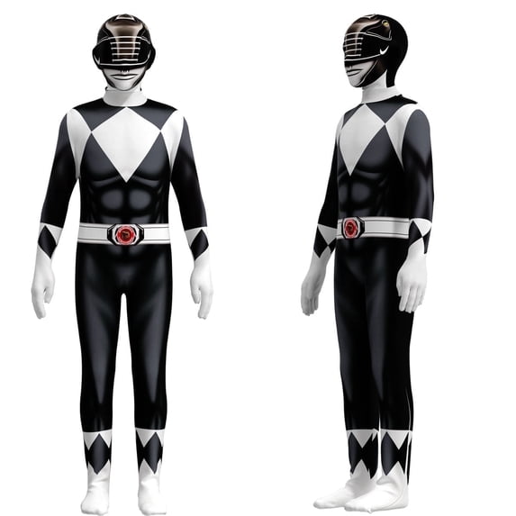 Power Rangers Cosplay Jumpsuit Fancy Dress up costume party Playsuit
